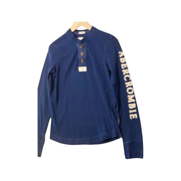 Abercrombie & Fitch Other - Abercrombie & Fitch Shirt Mens small Henley Muscle Grunge Distressed Y2K